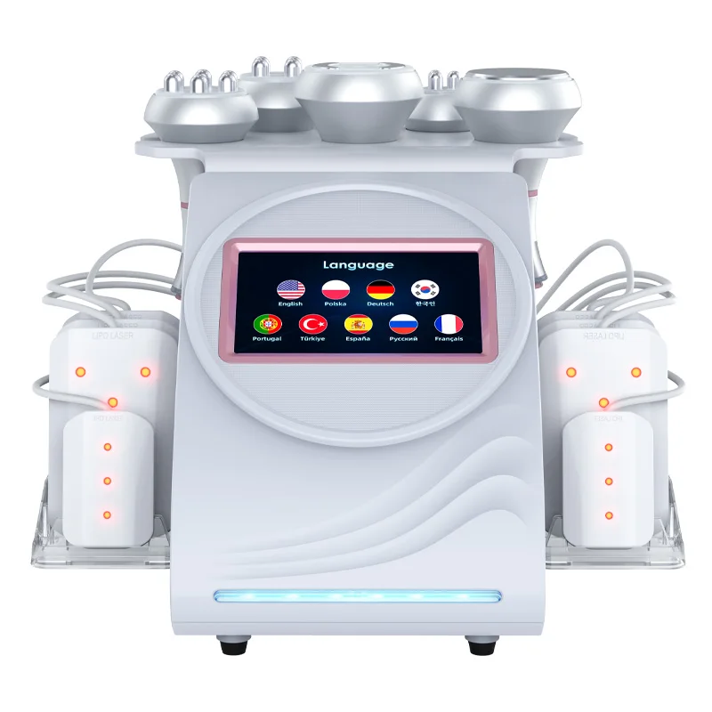 Cavitation Machine 80K Weight Loss - 2026 Die neuesten 6-in-1 80-k-Ultraschallkavitations-Vakuum-RF-Laser-Gewichtsverlustmaschine Cellulite-Massagegerät