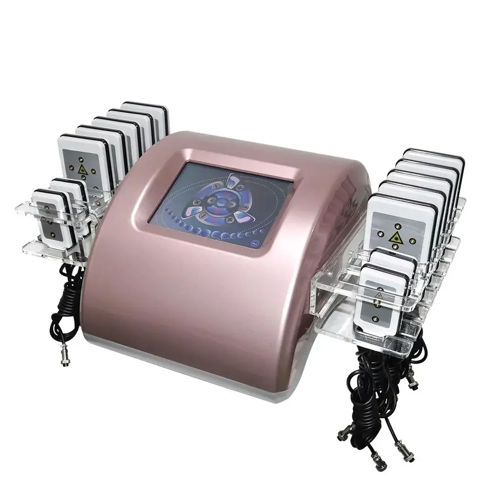 Lipo Laser Pads Slimming Machine - 14 Pads Lipolaser Körperformung Cellulite-Reduzierung Schlankheitsmaschine