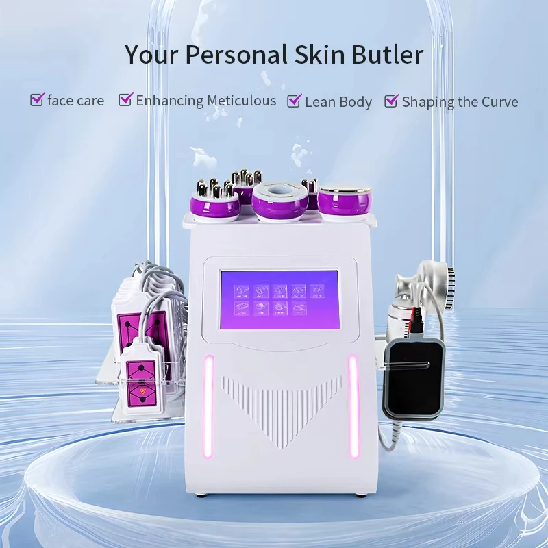 Lipo Laser Pads Slimming Machine - 9-in-1 Laser-Vakuum-Radiofrequenz RF 80K Cavi Lipo