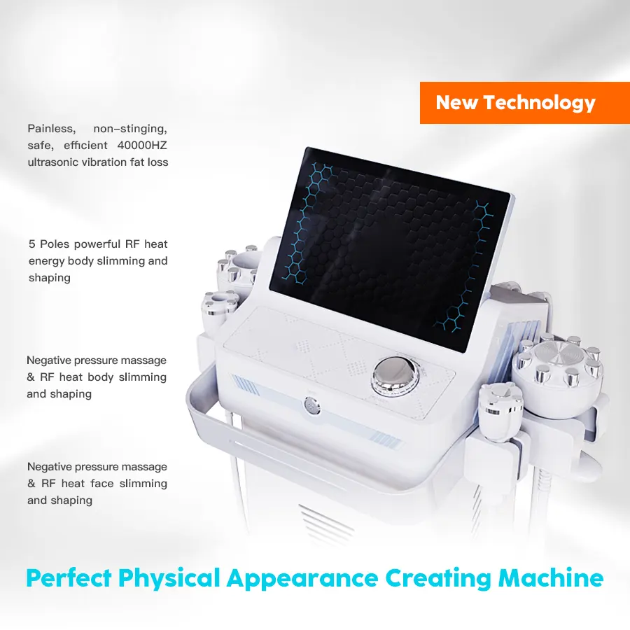 Cavitation Machine 80K Weight Loss - K6 80k Kavitations-Körperformungsgerät 4-in-1 Körperformung Cellulite-Reduktion