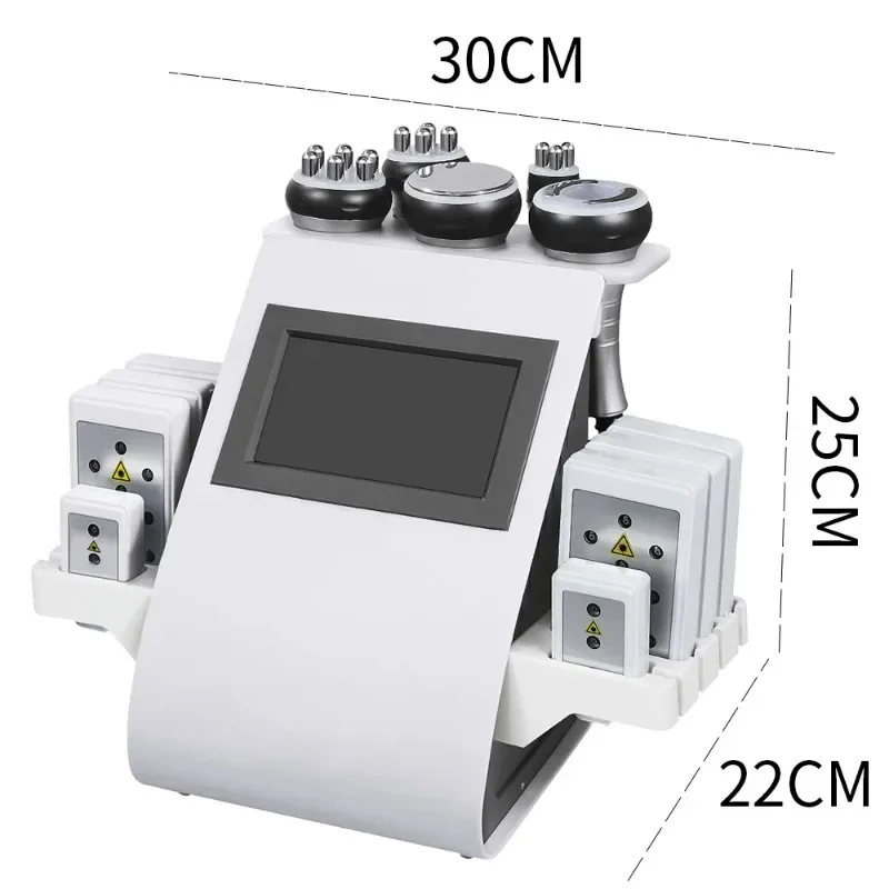 6 In 1 Cavitation Rf Machine 40K - Tragbares multifunktionales RF 40k Vakuum-RF-Pads 6-in-1