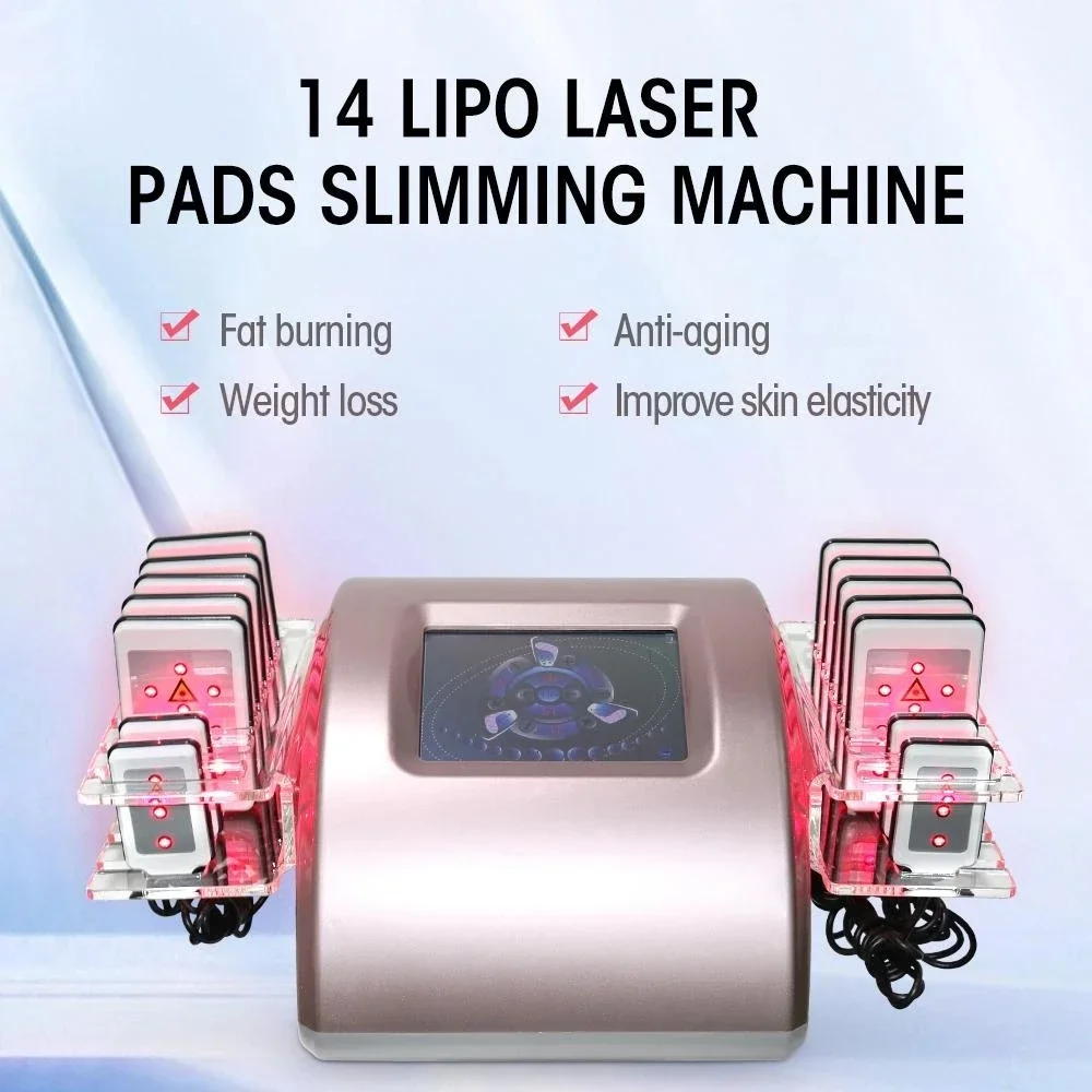 14 Pads Lipolaser Körperformun – Lipo Laser Pads Slimming Machine Bewertung und Preis