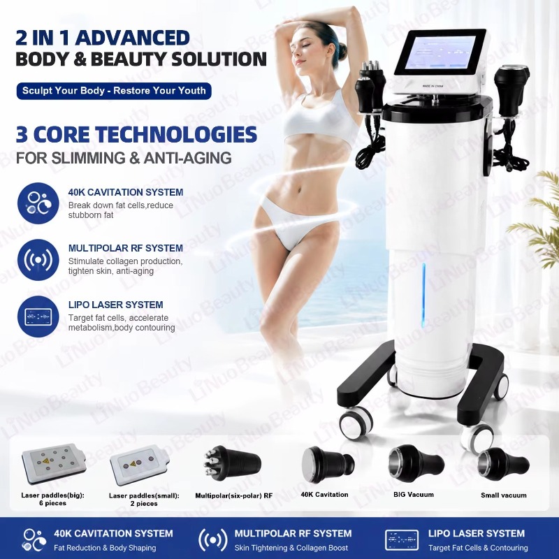 Neues Professionelles 40K Kavi – Vacuum Cavitation Body Contouring Bewertung und Preis