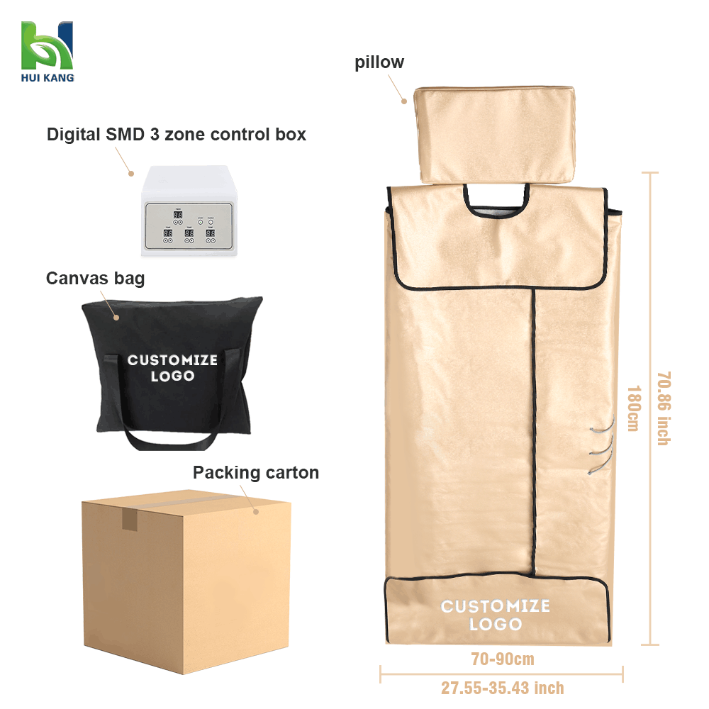 3 Heizzonen 180 Stück Schwarze – Far Infrared Slimming Sauna Blanket Bewertung und Preis